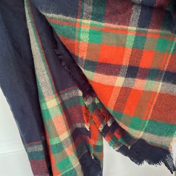 NWT Zara Checked-Striped Scarf - Picture 4 of 4